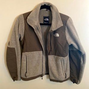 The North Face Tan Full Zip Fleece XS